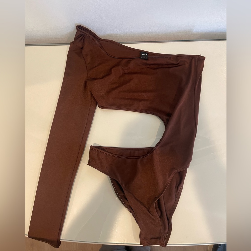Brown bodysuit